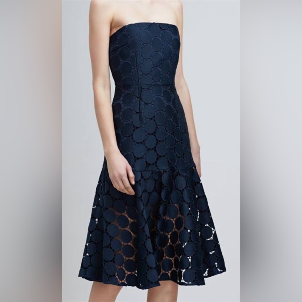 KEEPSAKE the Label Strapless Navy Dress